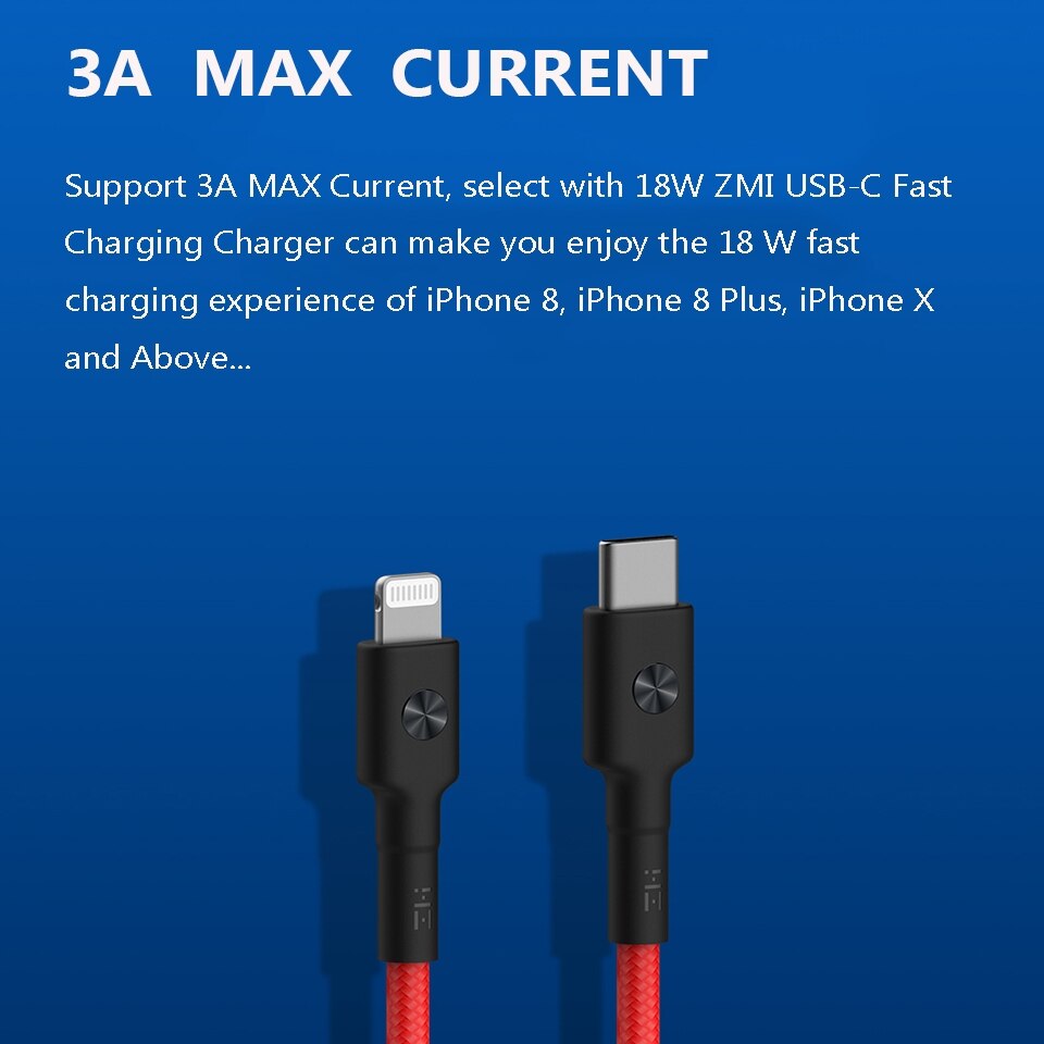 Zmi mfi certificou usb c para relâmpago cabo pd para iphone 11 xs xr 8 7 6 plus ipad carregador de carregamento rápido dados curtos 30cm 1m 2m 3a