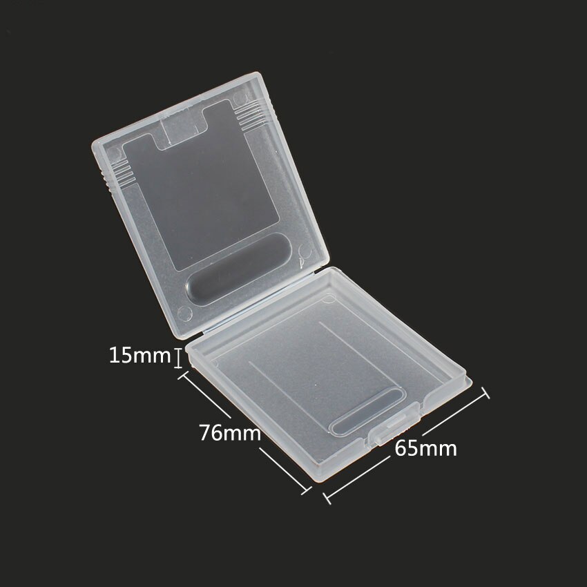 YuXi-estuche transparente para tarjeta juego plástico, estuches de cartucho de juegos para Nintendo Gameboy GBC GBP GBA, 1 unidad