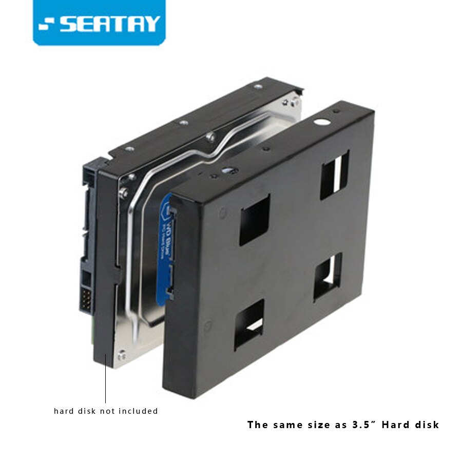 2.5 " sata hdd drev  to 3.5 " sata harddisk beslag/ harddisk konverter ssd adapter dissipation huller til desktop hdd konverter