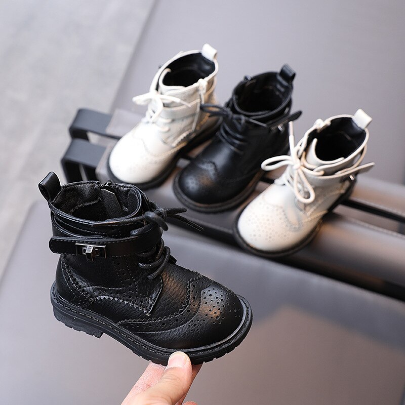 Cctwins Kids Laarzen Herfst Winter Baby Enkel Laarzen Baby Meisjes Mode Laarzen Kinderen Zwart Schoenen FB1877