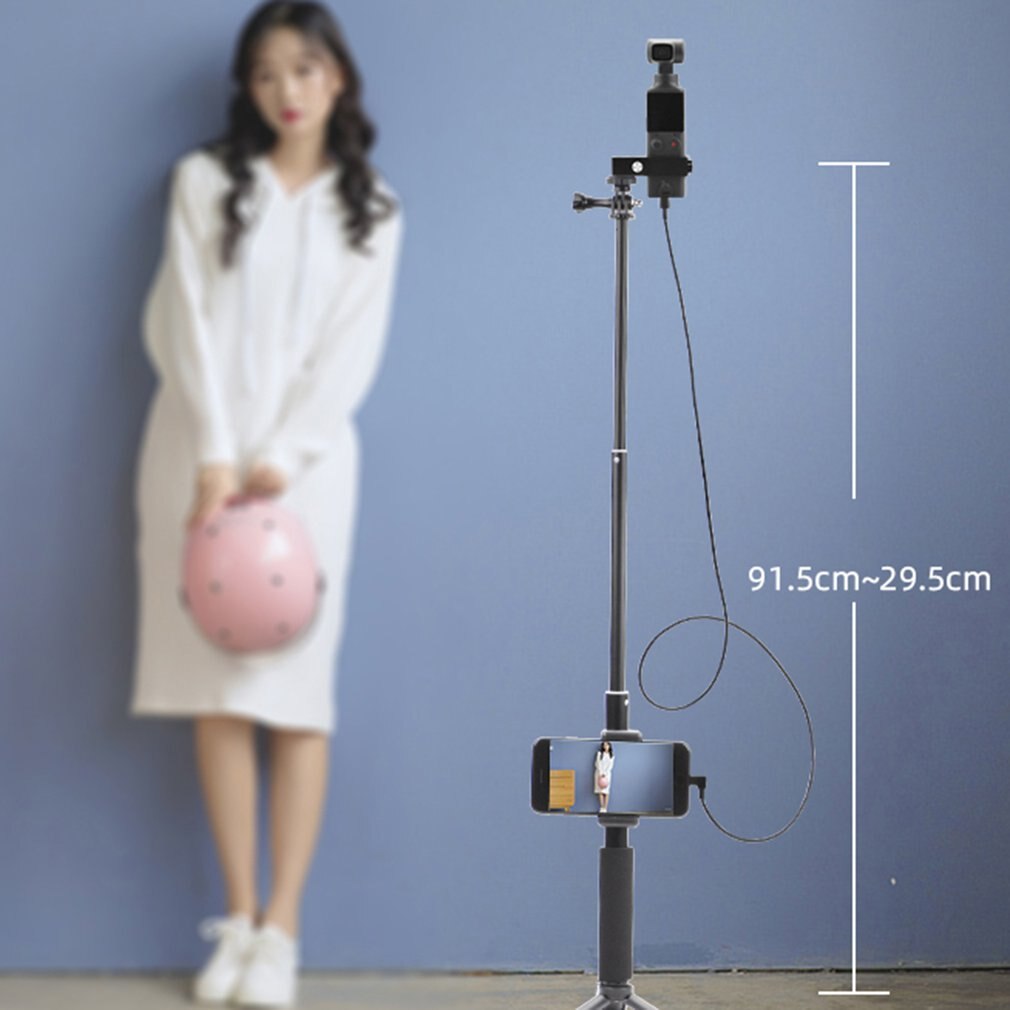 Telefon Montieren Modul Verlängerung Pol Stange Selfie Stock für FIMI Palme Tasche Gimbal Stabilisator Kabel für Typ-c IOS Android Zubehör