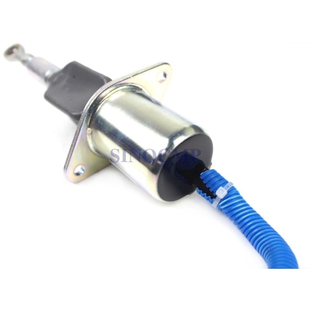 EC290 24v Fuel Stop Solenoid 3930234, Shut Down Flameout Solenoid For Volvo