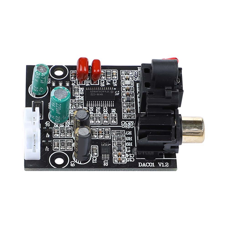 DAC Digital Decoder CS8416+CS4344 Optical Fiber Coaxial Digital Signal Input Stereo Audio Output Decod for Amplifier