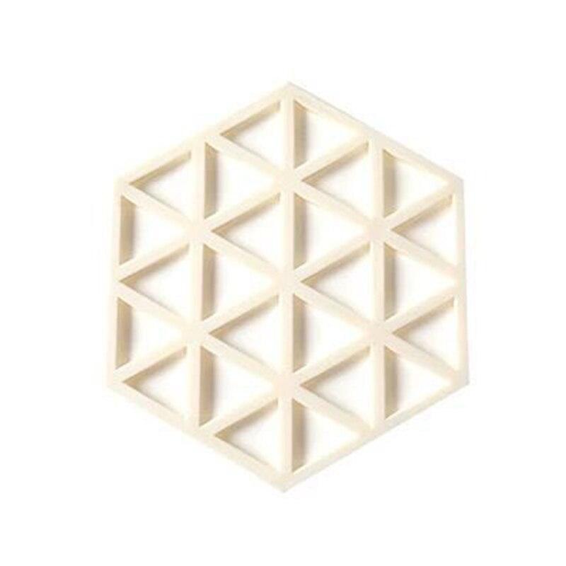 Siliconen kom drank koffie beker onderzetters placemats anti-pad antislip hexagon eettafel matten thuis desktop accessoires
