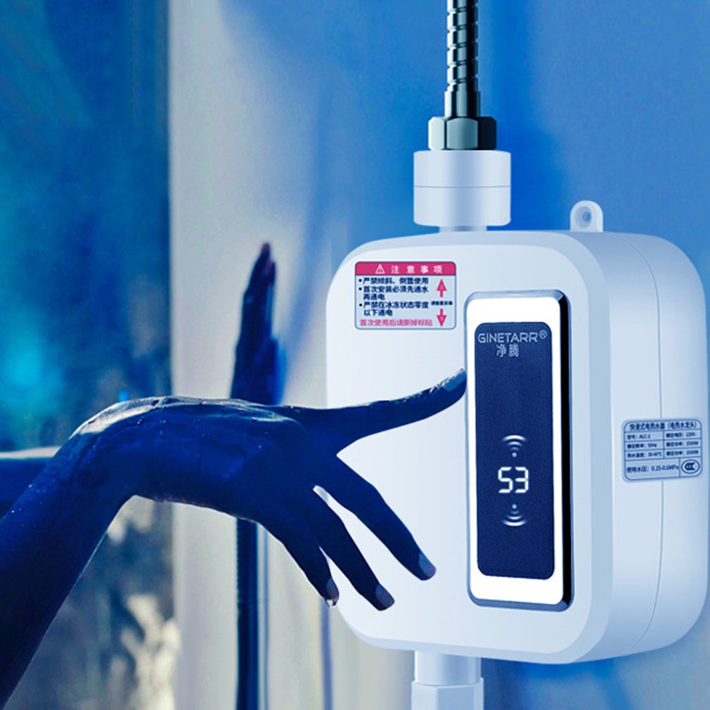Calentador de agua termostático, instalación gratuita de grifo eléctrico, grifo de calefacción eléctrica , calentador de agua instantáneo