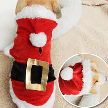 Winter Huisdier Kerst Hond Kostuum Santa Kostuums Kapmantel Jassen Kleine Medium Honden Kat Puppy Kostuum