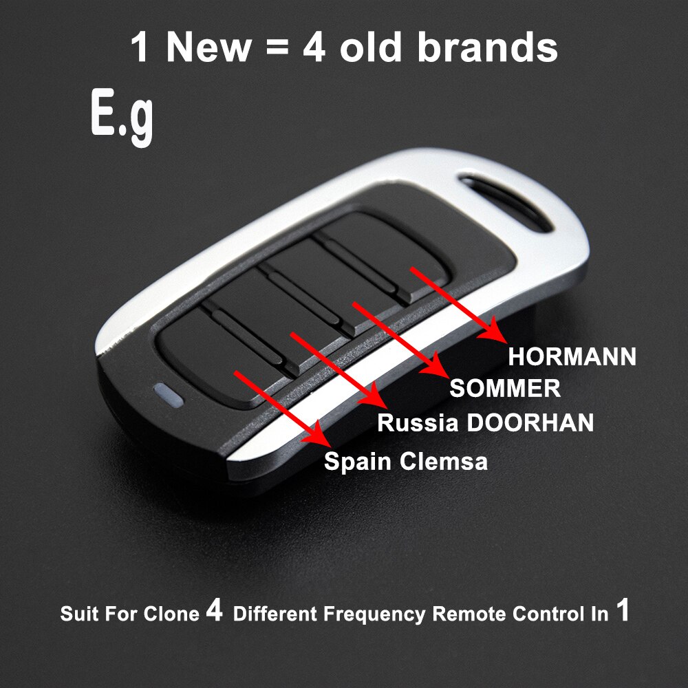 SMG-008tappo il migliore telecomando universale del box auto 287mhz-868mhz copia SOMMER ACM vita CARDIN DEA ECOSTAR apriporta senza fili