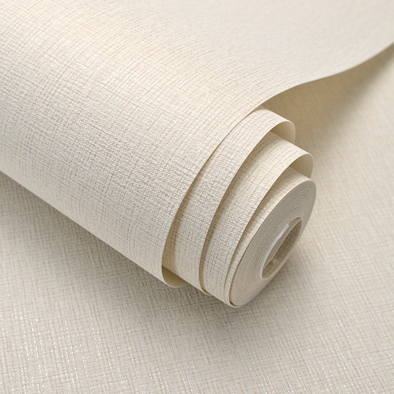 Blanco, Beige, marrón textura Simple fondo liso papel de pared de Color sólido moderno tejido papel tapiz rollo decoración del hogar