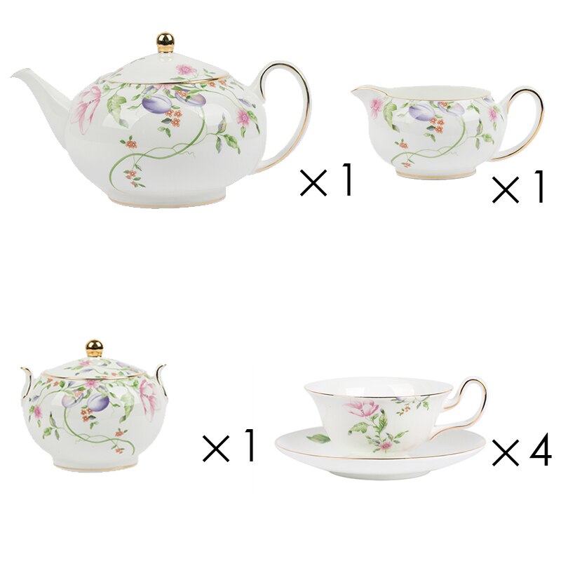 Keramiska kaffekoppar och fat turkiska engelska eftermiddagstekopp europeiska lyxkina kaffeset porslin ben  aa60bd