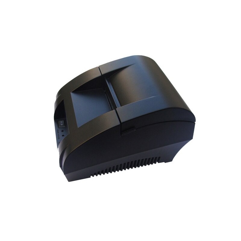 Impressora térmica pos impressora, porta usb preta de 58mm com baixo ruído, impressora térmica