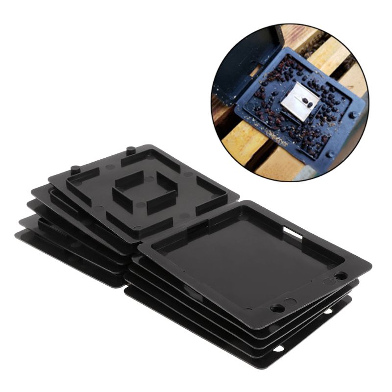 5Pcs Beehive Bee Trap Beetle Collector Insect Container Beekeeping Storage Nest Hive Case Catching Lid For Garden Farmer