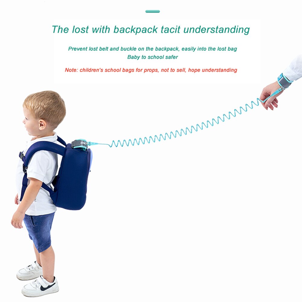 360 barn baby säkerhetssele koppel anti förlorad handled länk barn anti förlorad handled dragkraft slitstarkt band utomhus promenader bälte