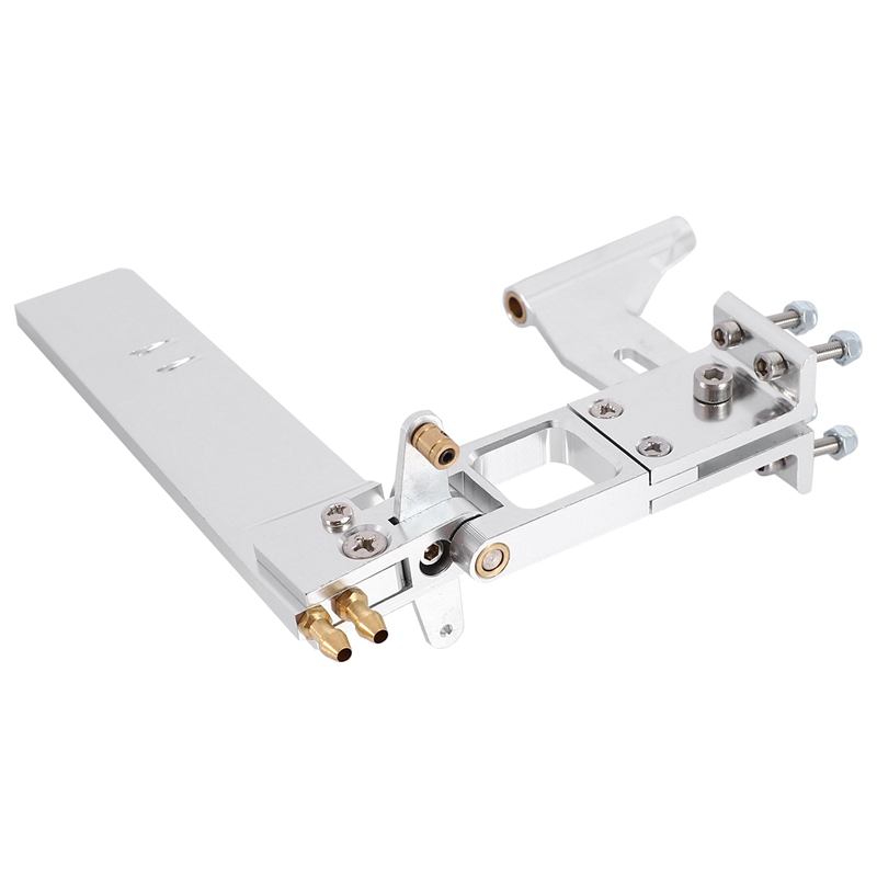 1Pcs Water Absorberen Roer Aluminium Zuig Roeren Met Staart 4Mm As Beugel Voor Kat Rc Jet Boten Onderdelen