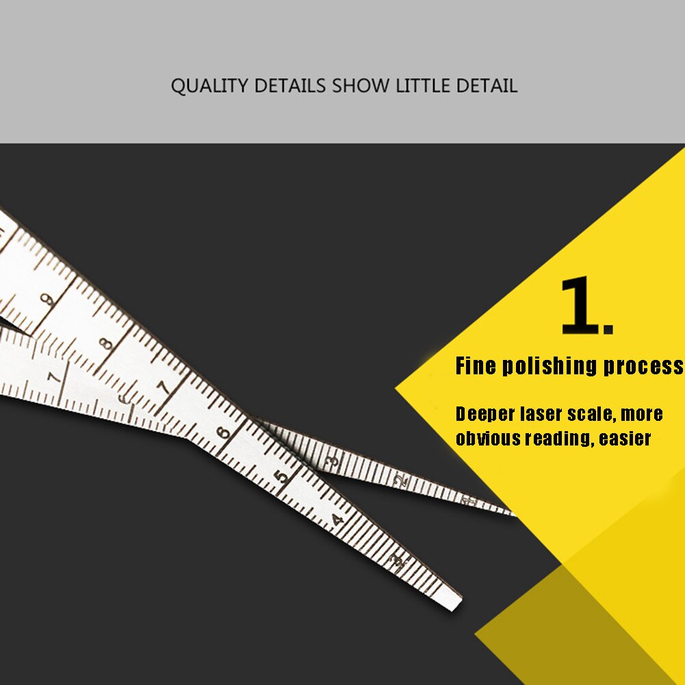 5pcs/set Feeler Gauge Tapered Ruler Hole Inspectio... – Grandado