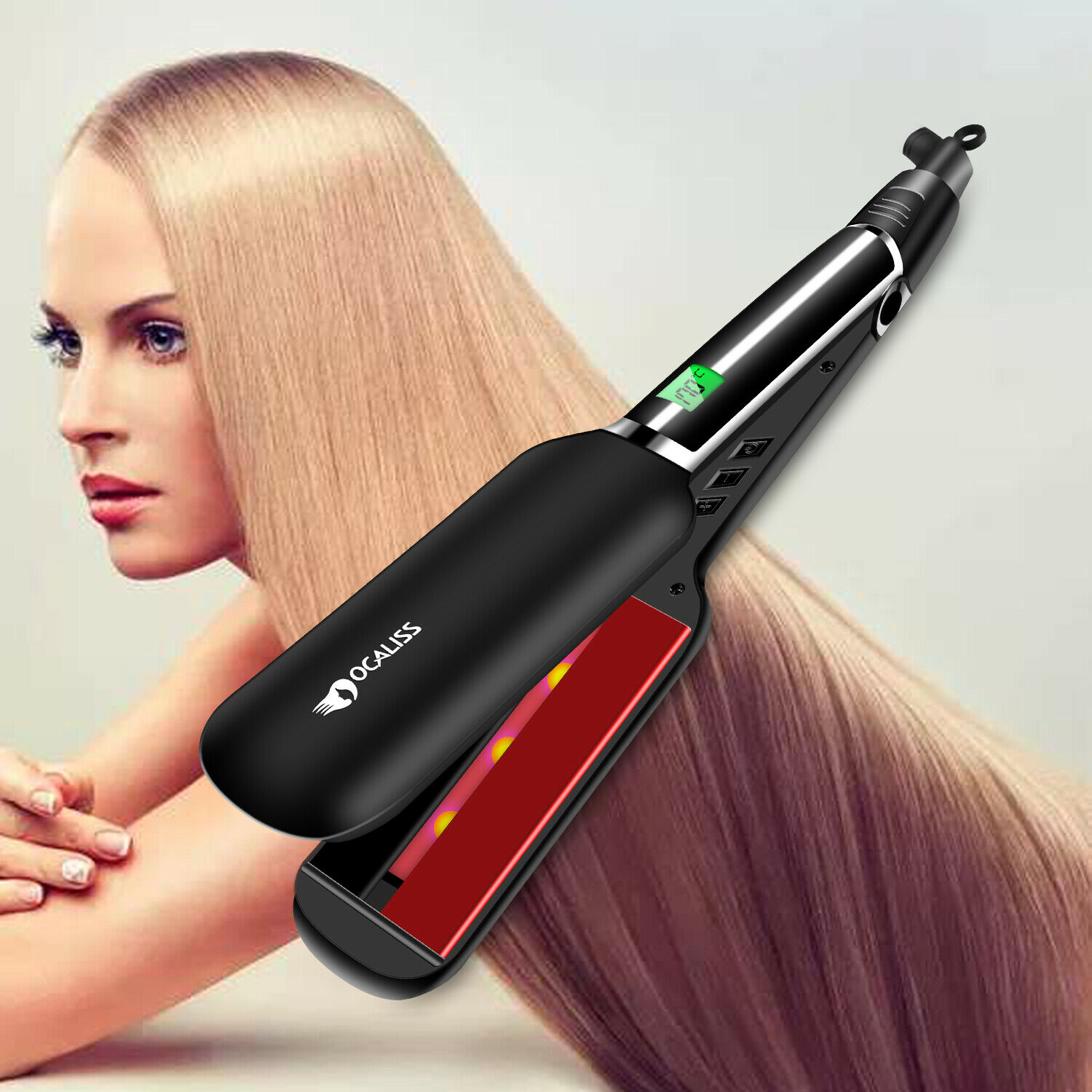 Ocaliss-rizador de pelo de cerámica, herramienta de cuidado del cabello, rizador iónico