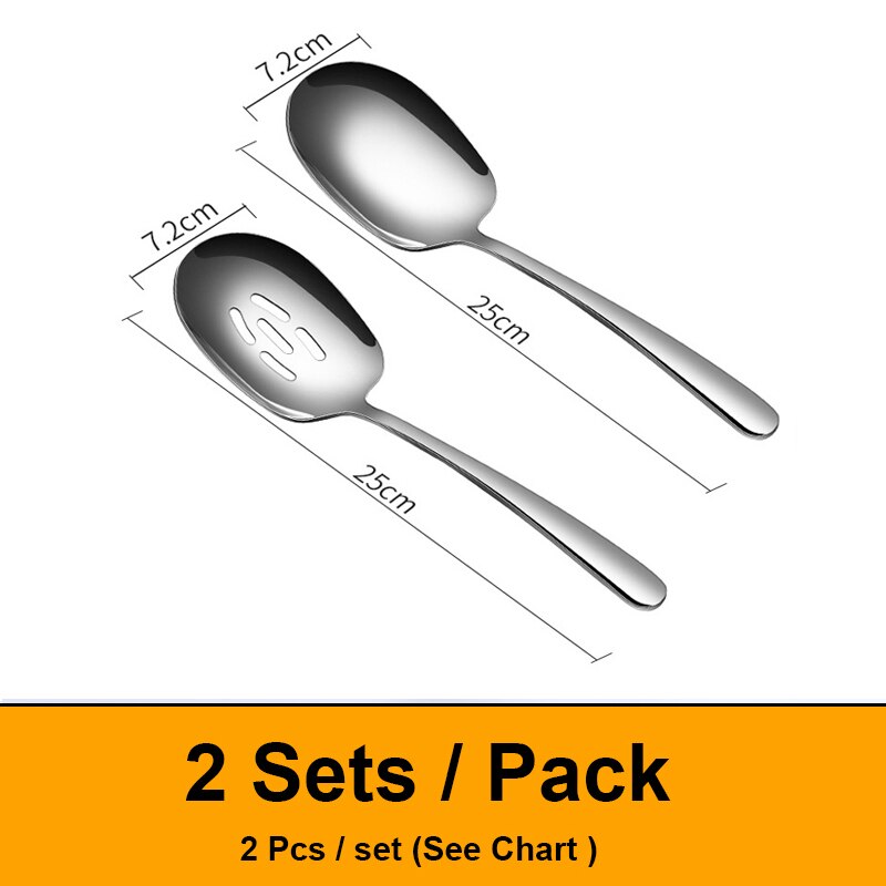 Serving Spoon Set 304 Stainless Steel Buffet Party... – Vicedeal