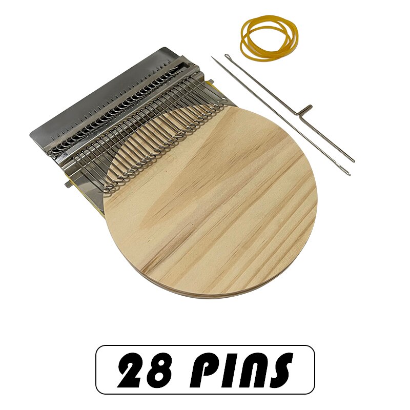 Speedweve DIY Apparel Sewing Small Loom Small Mender Loom Small Loom For Darning Machine With Instructions Accessories: 28 pins