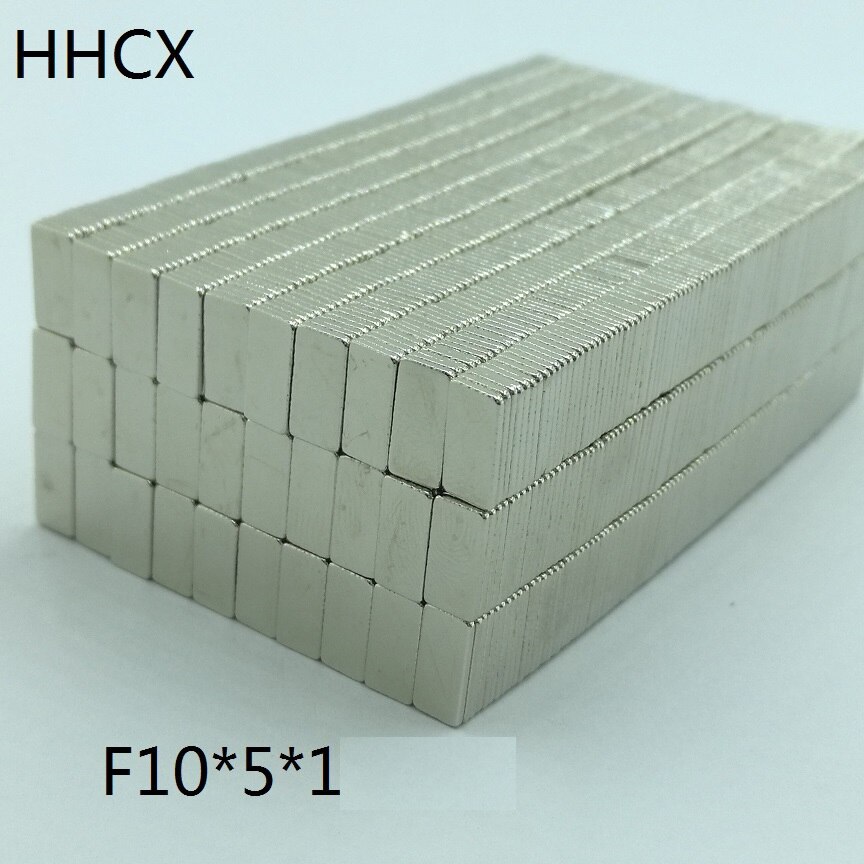 100 stuks/partij blokmagneet 10 x 5 x 1 n35 magneet 10*5*1 magneten 10 x 5 x 1 voor moto