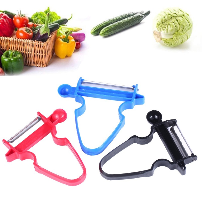 3-piece multi-function shredder, peeler, Julian stainless steel blade peeler, grater, kitchen tool, three Magic Trio Peeler