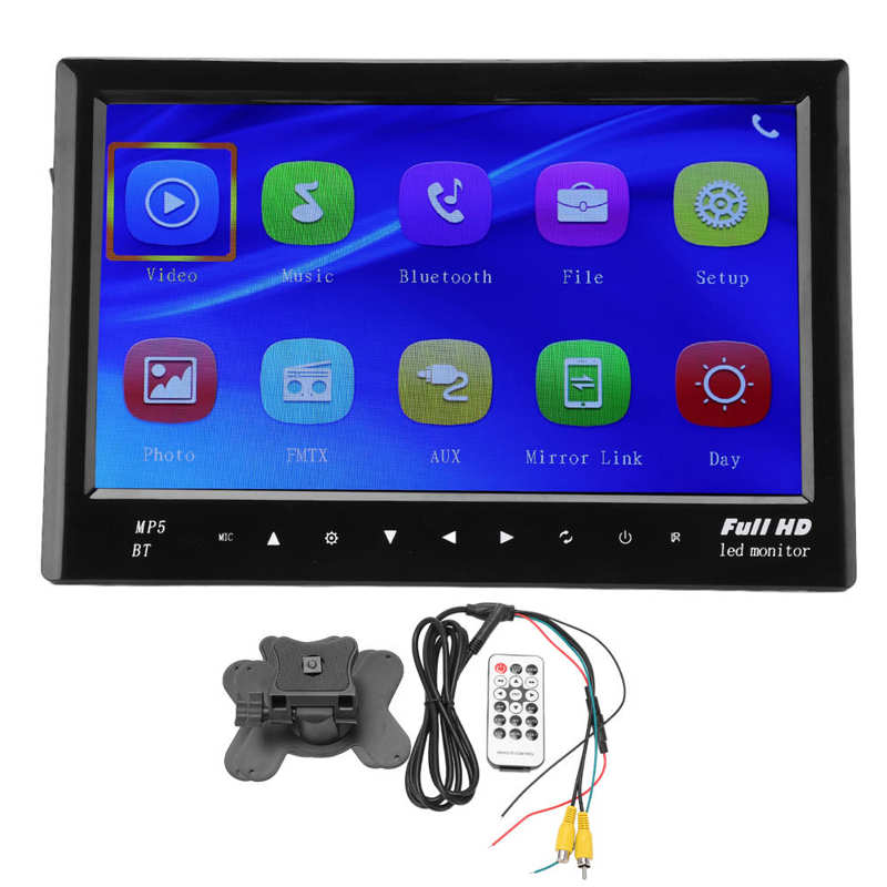 Rear View Monitor Reversing Display Night Vision AV 2 Way for Cars Suvs Trucks RVs Minibuses: Without camera