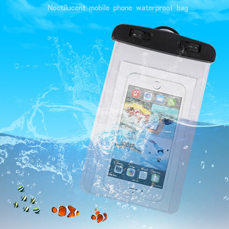 Waterproof Mobile Phone Case For iPhone X Xs Max Xr 8 7 Samsung S9 Clear PVC Sealed Underwater Cell Smart Phone Dry Pouch Cover