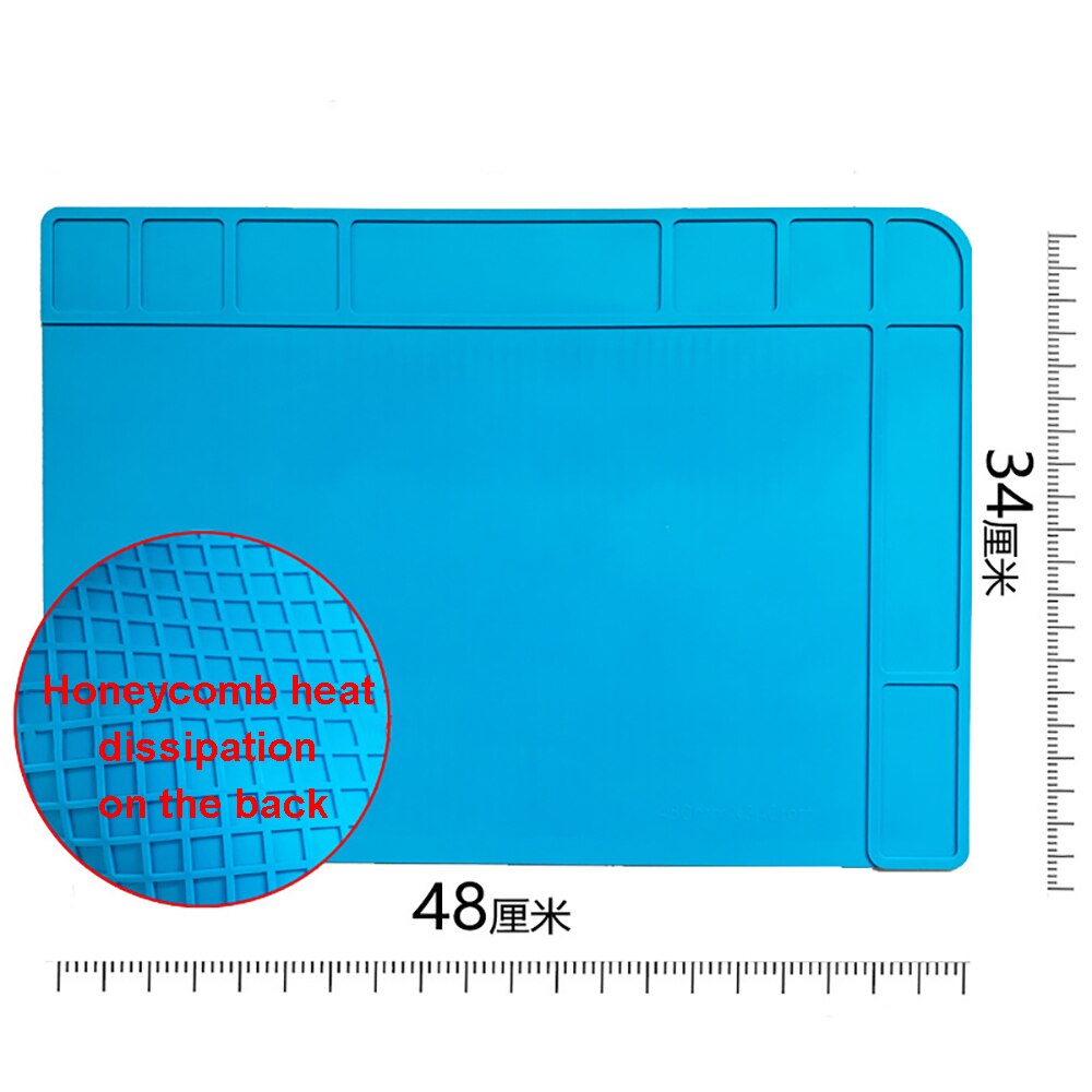 Reparatie Pad Isolatie Hittebestendige Siliconen Soldeerstation Gereedschap Bga Warmte Solderen Mat Esd Mat Onderhoud Platform: E