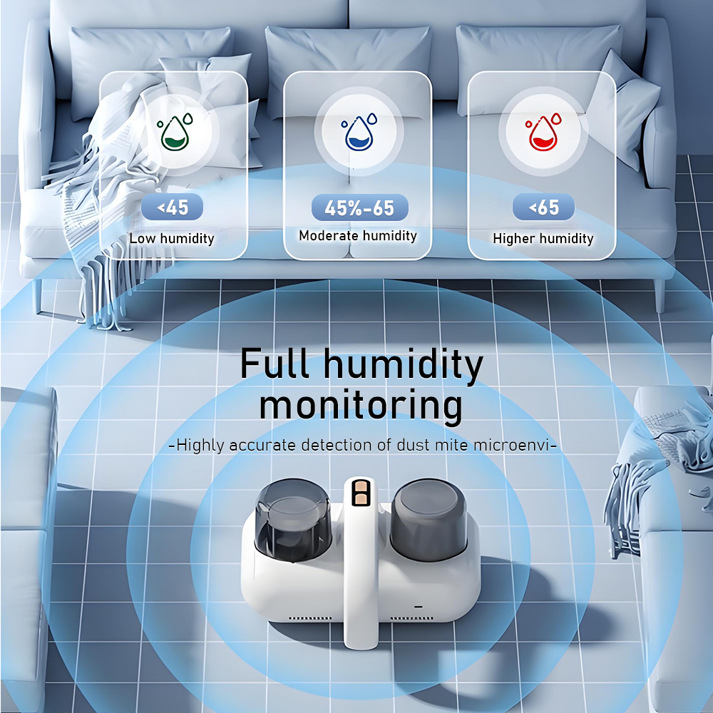 Handheld Mini Mite Remover UV Germicidal Dust Collector Vacuum Cleaner Cordless Electric Sofa Mite Removal Apparatus