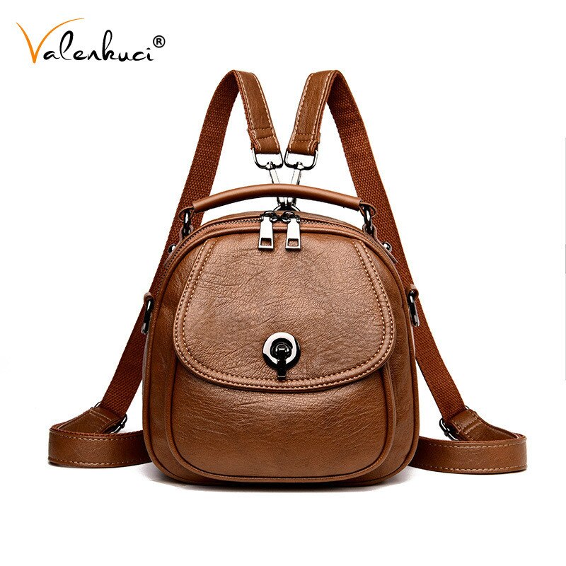 Dames leren handtas, mooie kleine tas, crossbody, casual schoudertassen voor vrouwen, eenvoudige messenger portemonnee, mochilas mujer