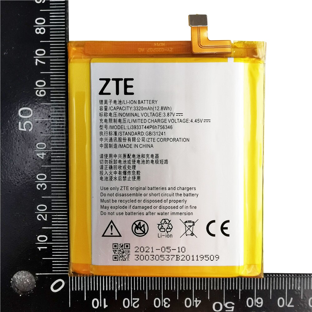Jaar 100% LI3931T44P8H756346 Batterij Voor Zte Axon 7 5.5Inch A2017 Batterij 3320Mah Met Tracking Nummer