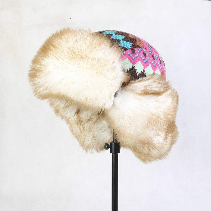 Dames kind warme wintermutsen russische oesjanka hoed trapper pet gebreide bombermutsen