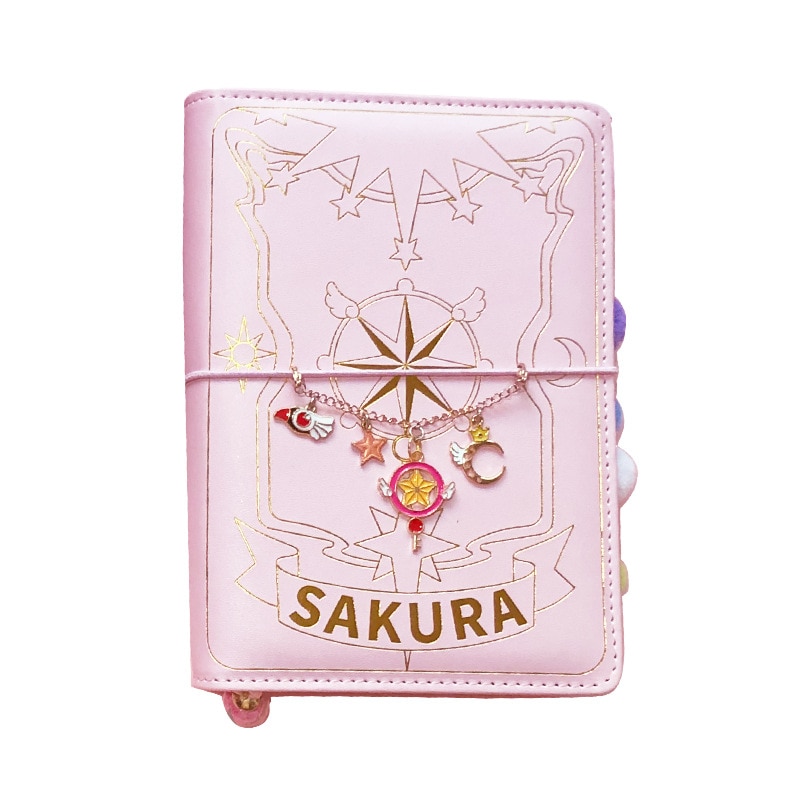 A6 reliure à anneaux cahiers Sakura rose carnet pl – Grandado