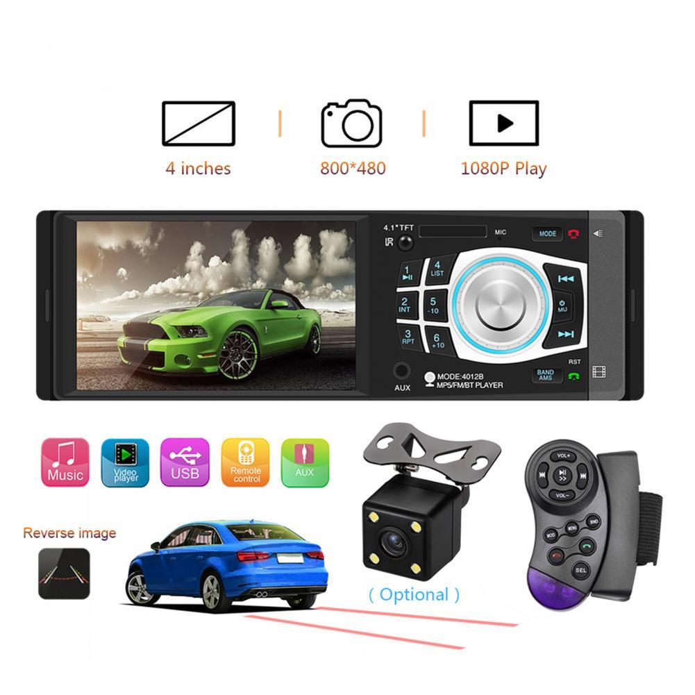60% SALES 4012B Car MP5 Player Bluetooth Durable 4.1 Inch Auto HD Display FM Radio