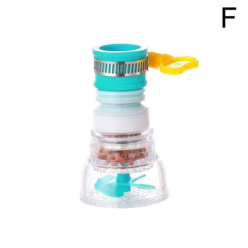 Adjustable 360° Flexible Anti-splash Faucet Water Filter Sprink Tap Shower Extender Water Strainer Kitchen Supplies Save Water: F