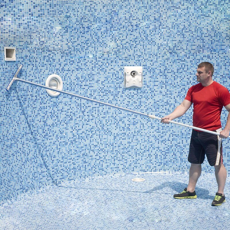 Cepillo de limpieza de algas al vacío para piscina, cepillo duradero para exteriores
