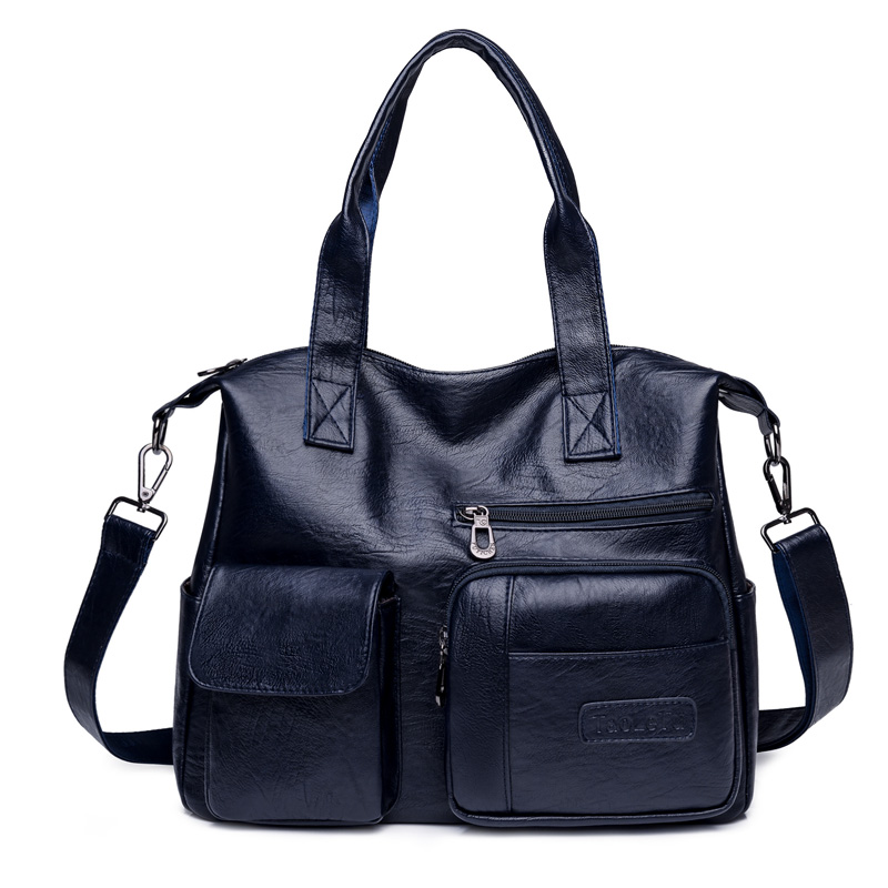 Kangaroo Brand Ladies Hand Crossbody Shoulder Bags for Women Sac A Main Luxury Handbags Women Bags Bolsas Feminina: Elegant Blue