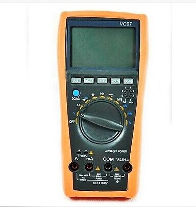 VC97 LCD automatic range multimeter Capacitance Resistance Digital multimeter