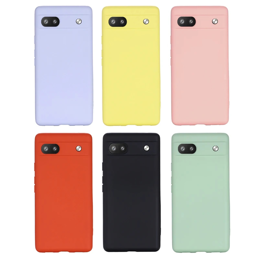 Para Google Pixel 7 Pro funda Google Pixel 6A 7A 8A 6 7 8 9 Pro XL funda de teléfono de silicona líquida a prueba de golpes