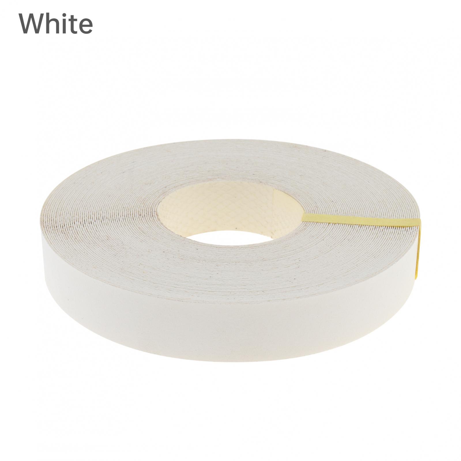 Cinta adhesiva termofusible de 15 metros para muebles, cinta de melamina, bandas para bordes, chapa prepegada, madera contrachapada para decoración de bordes de gabinete: Blanco