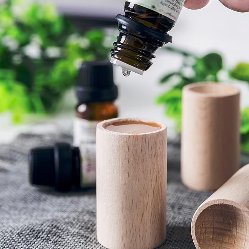Wooden Essential Oil Aromatherapy Diffuser Wooden Diffuser Volatile Refreshing Sleep Aid Yoga Accessories Household Decoration