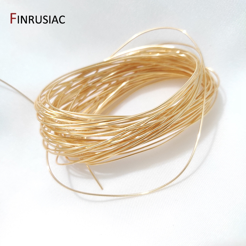 8 tamanhos de 5 metros de jóias que fazem o fio de metal, 18k real ouro-chapeado fio de cobre diy jóias que fazem acessórios por atacado