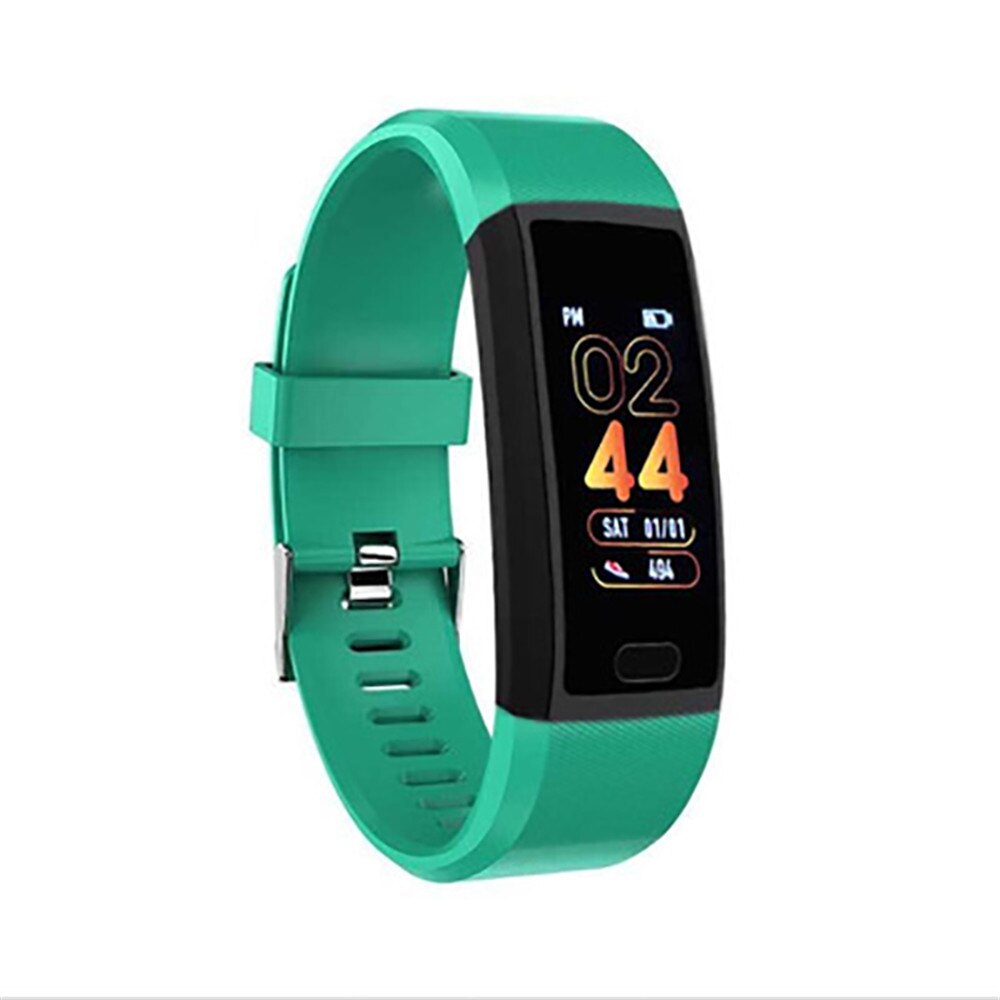 118 Plus Clever Armbinde Armbinde Fitness Tracker Herz Bewertung Monitor Band Tracker Clever Armbinde Wasserdichte Smartwatch: Grün