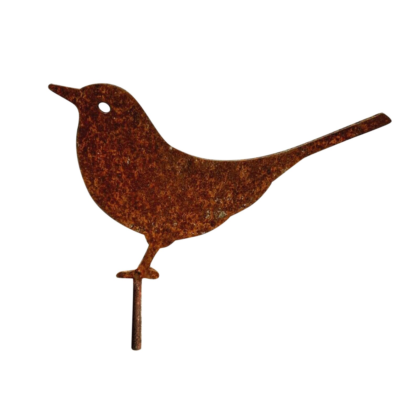 Garden Iron Bird Decoration Metal Garden Birds Sparrow Robin Blackbird Blue Tit Garden Decor Garden Ornaments 40#: C