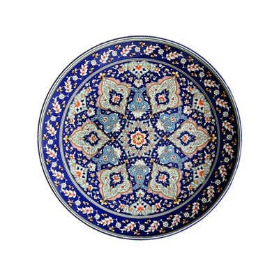 Céramique Vaisselle Gulina Fleur-Centrale en forme Asiatique Exotique Décoratif Plaque Assiette De Fruits Gâteau Dessert Plat Plateau de Petit Déjeuner: 2