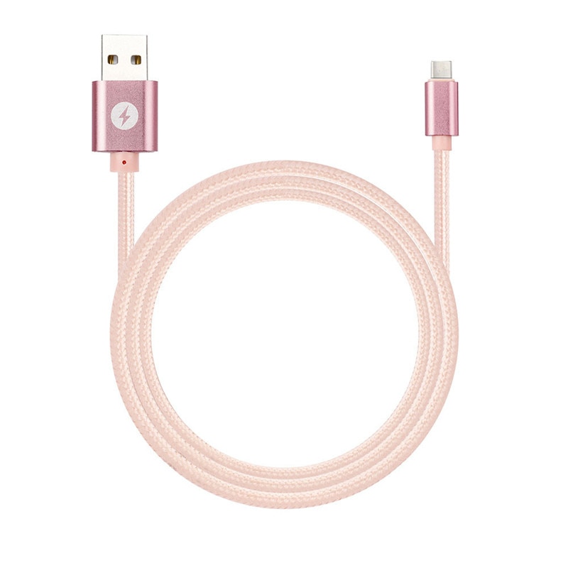 ! 1 M Metalen Nylon USB Type-c Kabel Data Sync Snel Opladen Kabel Voor Oneplus 3 3 T Voor nokia N1 Tablet Aug3