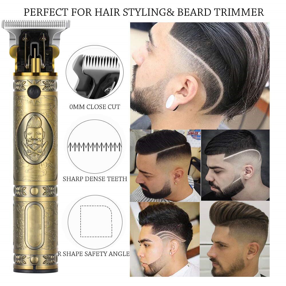 Electric Hair Clipper Hairdresser Electric Shaver Pro Li Outliner Barber Men Hair Trimmer Hair Cut T-blade Machine