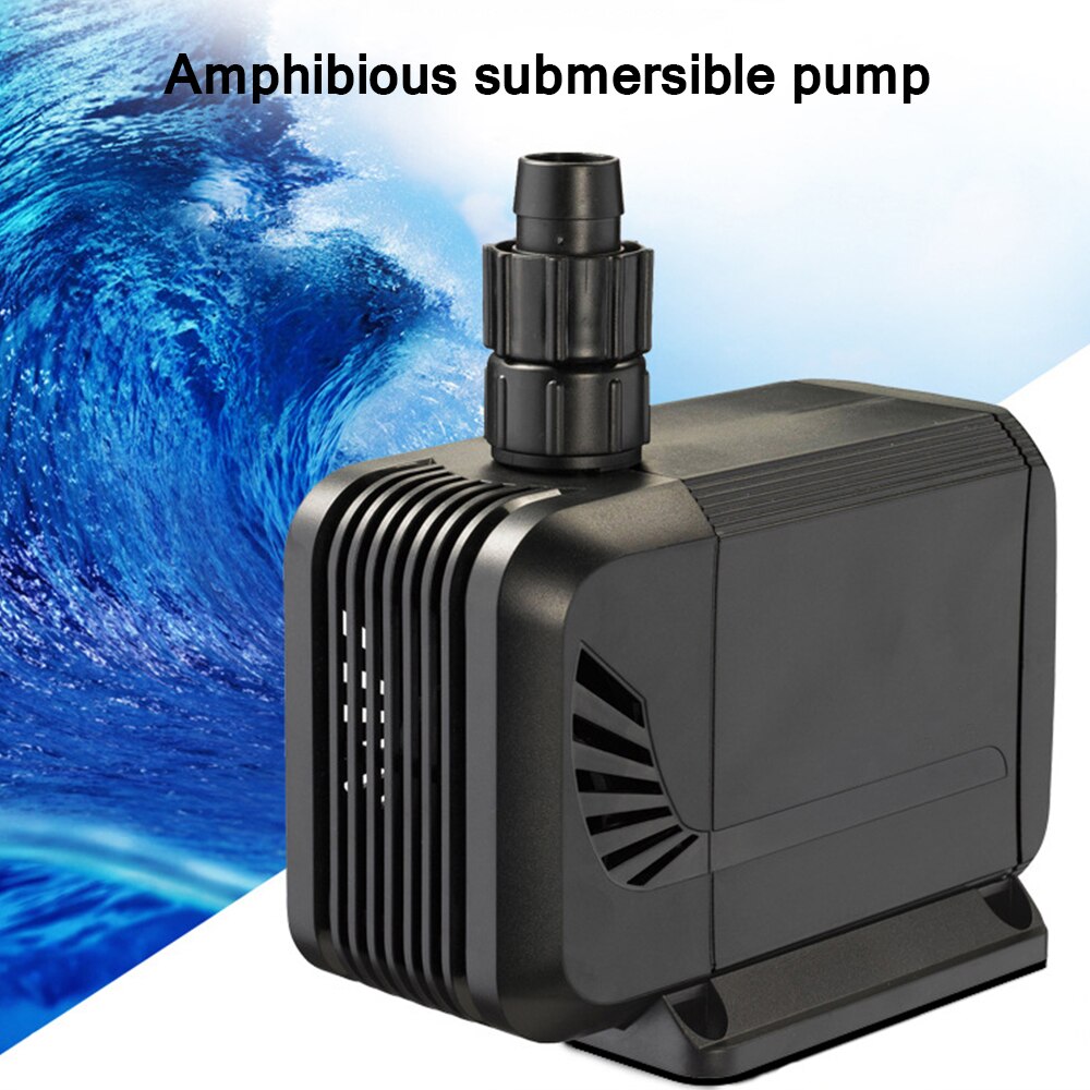 UK Aquarium Fish Tank Submersible Pump 1500L British Regulatory Performance Motor Installed In The Tank Wall By Suction Cups