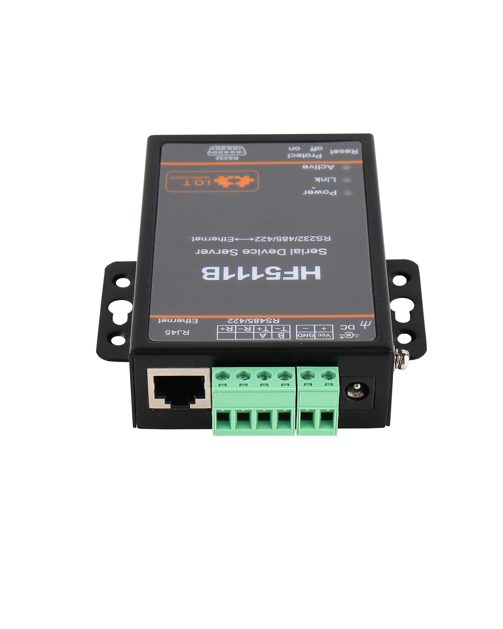 Serial 3-in-1 RJ45 RS232 RS485 RS422 to Ethernet serial server DTU HF5111B Single UART Ethernet Serial Server