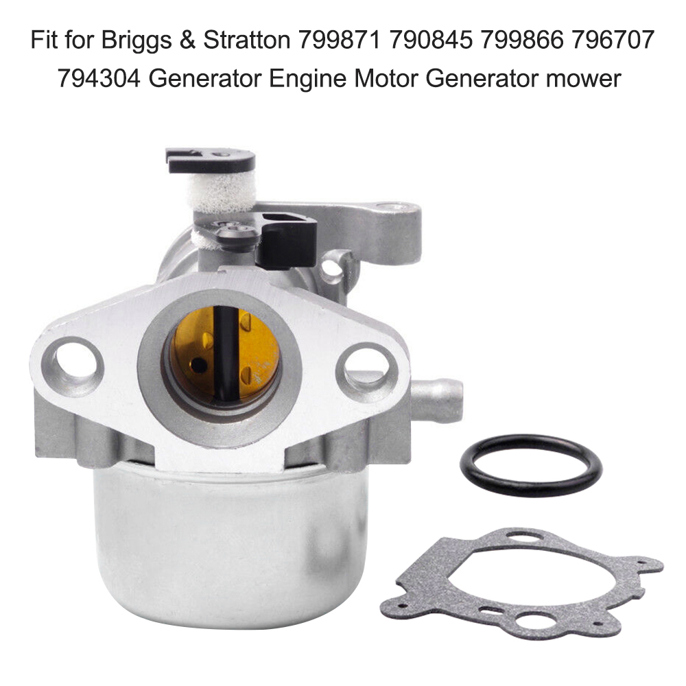 Gaźnik pasujący do Briggs & Stratton 799871 790845 799866 796707 794304 Generator Silnik Silnik Generator Kosiarka Gaźnik