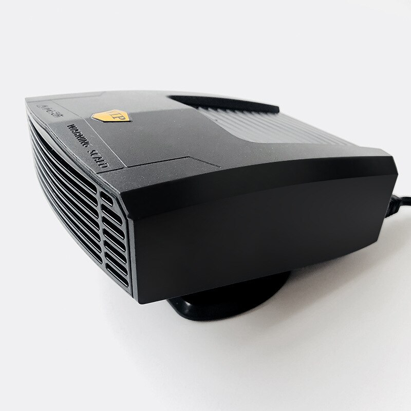 Chauffage Voiture Portable 12V 200W - Ventilateur Et Dégivreur Pare-brise Rapide - Base Rotative 360° - Idéal Pour L'hiver