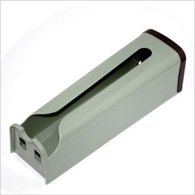 Support de sac en plastique d'épicerie de cuisine et distributeur pour des sacs en plastique-économiseur facile de sac de bâti de mur, distributeur de sac d'épicerie de bâti de mur: Green